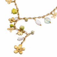 COLLAR Y00782 VERDE Acero Inoxidable E37