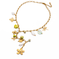 COLLAR Y00782 VERDE Acero Inoxidable E37
