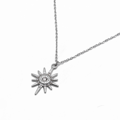 COLLAR Y00791 PLATEADO Acero Inoxidable E31