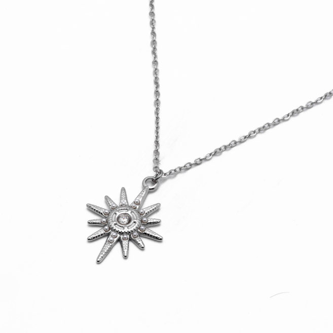 COLLAR Y00791 PLATEADO Acero Inoxidable E31