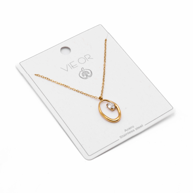 COLLAR Y00797 DORADO Acero Inoxidable E31