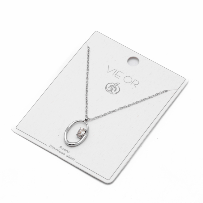 COLLAR Y00797 PLATEADO Acero Inoxidable E31