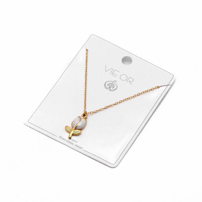 COLLAR Y00789 DORADO Acero Inoxidable E21