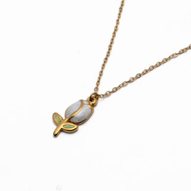 COLLAR Y00789 DORADO Acero Inoxidable E21