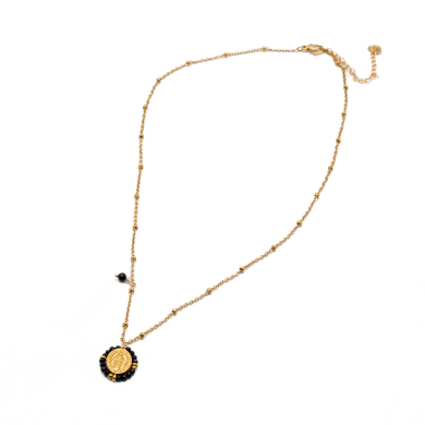COLLAR Y00159 Negro Acero  Inoxidable -2D32 2D32