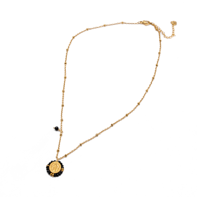 COLLAR Y00159 Negro Acero  Inoxidable -2D32 2D32