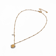 COLLAR Y00159 Beig Acero  Inoxidable -2D32 2D32