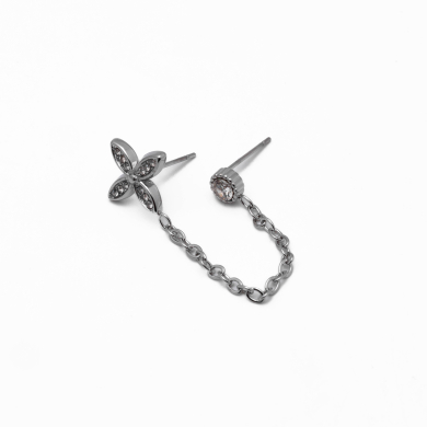 ARETES Y00753 PLATEADO Acero Inoxidable F38
