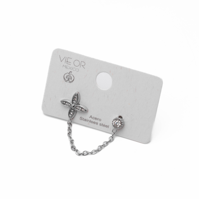 ARETES Y00753 PLATEADO Acero Inoxidable F38