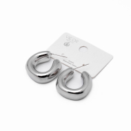 ARETES Y00657 PLATEADO Acero Inoxidable F39