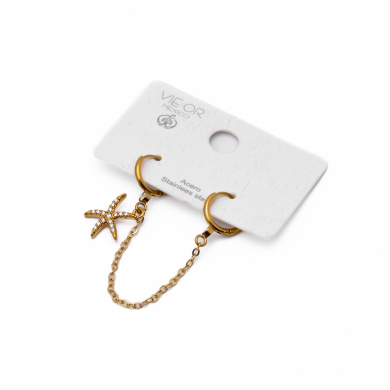ARETES Y00587 DORADO Acero Inoxidable F38