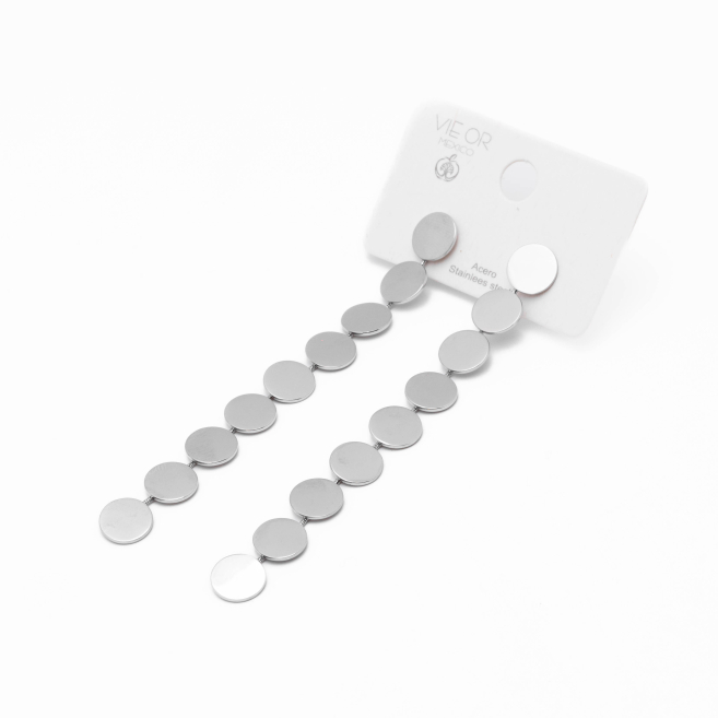 ARETES Y00830 PLATEADO Acero Inoxidable