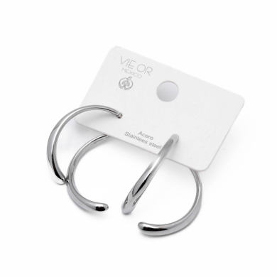 ARETES Y00628 PLATEADO Acero Inoxidable G37