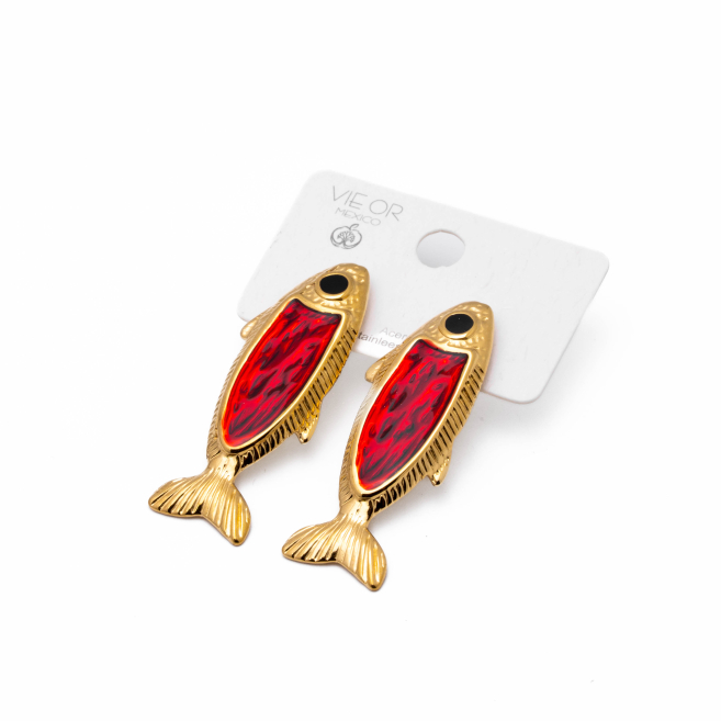 ARETES Y00725 ROJO Acero Inoxidable G48