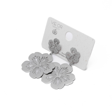 ARETES Y00258 PLATEADO Acero Inoxidable G43