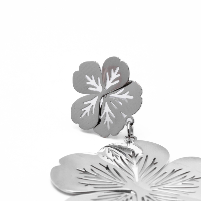 ARETES Y00258 PLATEADO Acero Inoxidable G43