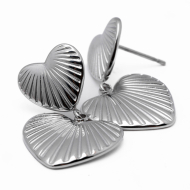 ARETES Y00676 PLATEADO Acero Inoxidable G37