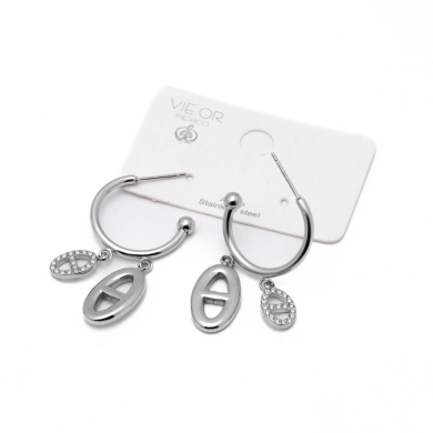 ARETES Y00780 PLATEADO Acero Inoxidable G32
