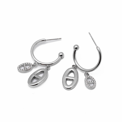 ARETES Y00780 PLATEADO Acero Inoxidable G32