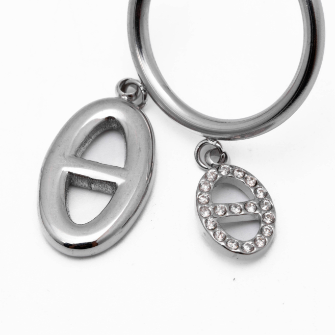 ARETES Y00780 PLATEADO Acero Inoxidable G32
