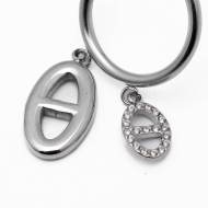ARETES Y00780 PLATEADO Acero Inoxidable G32