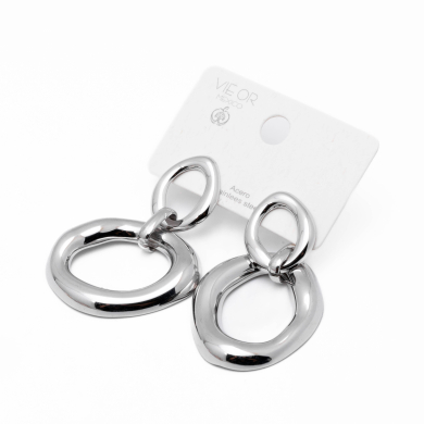 ARETES Y00199 PLATEADO Acero Inoxidable G41