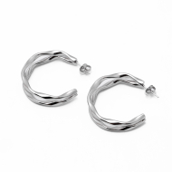 ARETES Y00669 PLATEADO Acero Inoxidable F37