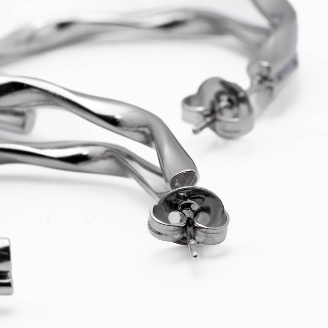 ARETES Y00669 PLATEADO Acero Inoxidable F37