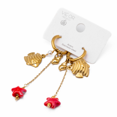 ARETES Y00686 ROJO Acero Inoxidable G24