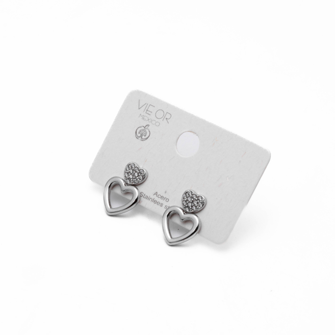 ARETES Y00749 PLATEADO Acero Inoxidable F41