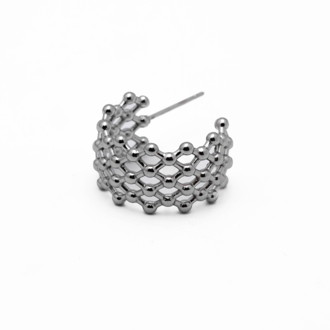 ARETES Y00751 PLATEADO Acero Inoxidable F25