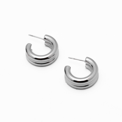ARETES Y00633 PLATEADO Acero Inoxidable F28