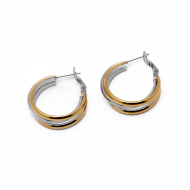 ARETES Y00827 27MM BICOLOR Acero Inoxidable F28