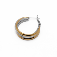 ARETES Y00827 27MM BICOLOR Acero Inoxidable F28