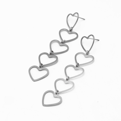 ARETES Y00645 PLATEADO Acero Inoxidable G410