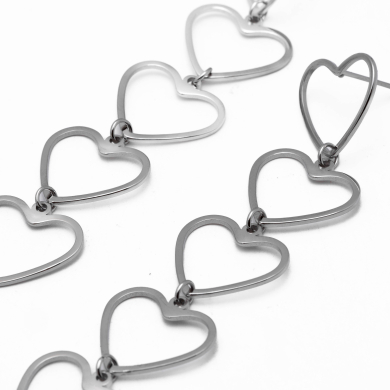 ARETES Y00645 PLATEADO Acero Inoxidable G410