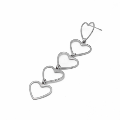 ARETES Y00645 PLATEADO Acero Inoxidable G410