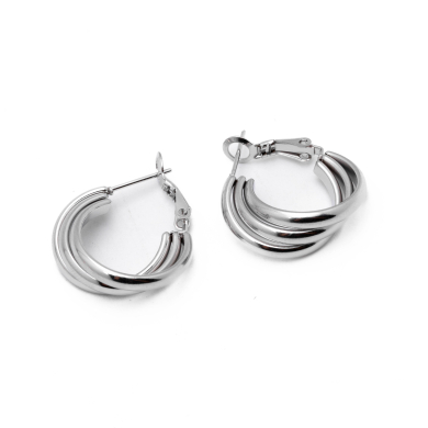 ARETES Y00826 PLATEADO Acero Inoxidable F28