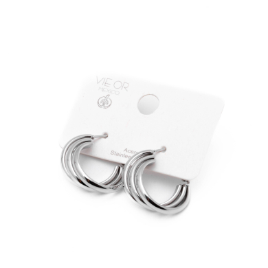 ARETES Y00826 PLATEADO Acero Inoxidable F28