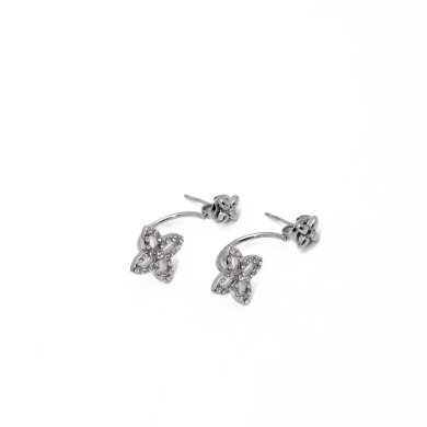 ARETES Y00747 PLATEADO Acero Inoxidable F42