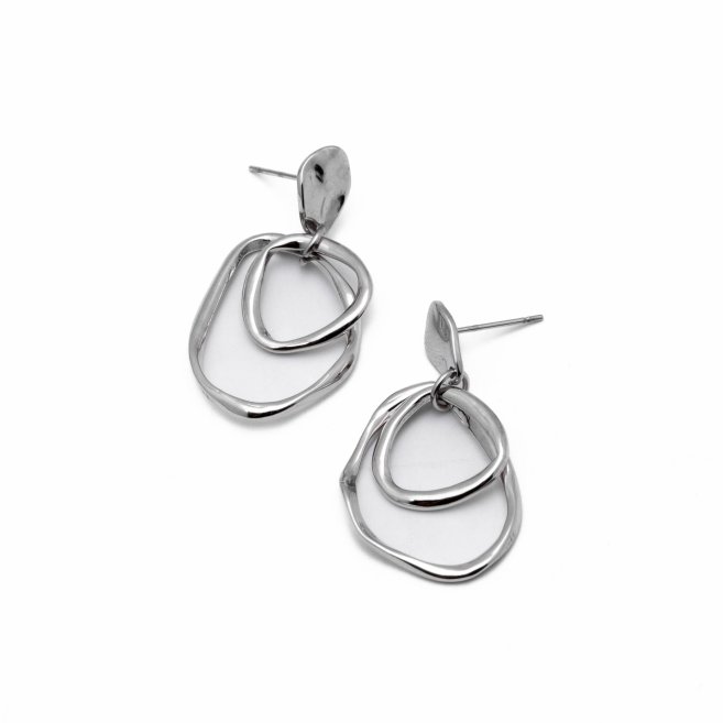 ARETES Y00666 PLATEADO Acero Inoxidable G51