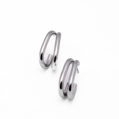 ARETES Y00630 PLATEADO Acero Inoxidable F28