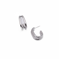 ARETES Y00630 PLATEADO Acero Inoxidable F28