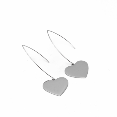 ARETES Y00631PLATEADO Acero Inoxidable G410