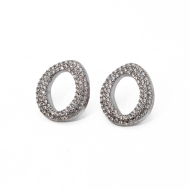 ARETES Y00762 PLATEADO Acero Inoxidable F51