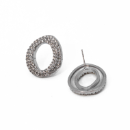 ARETES Y00762 PLATEADO Acero Inoxidable F51