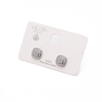 ARETES Y00564 PLATEADO Acero Inoxidable F41