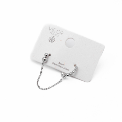 ARETES Y00764 PLATEADO Acero Inoxidable F38