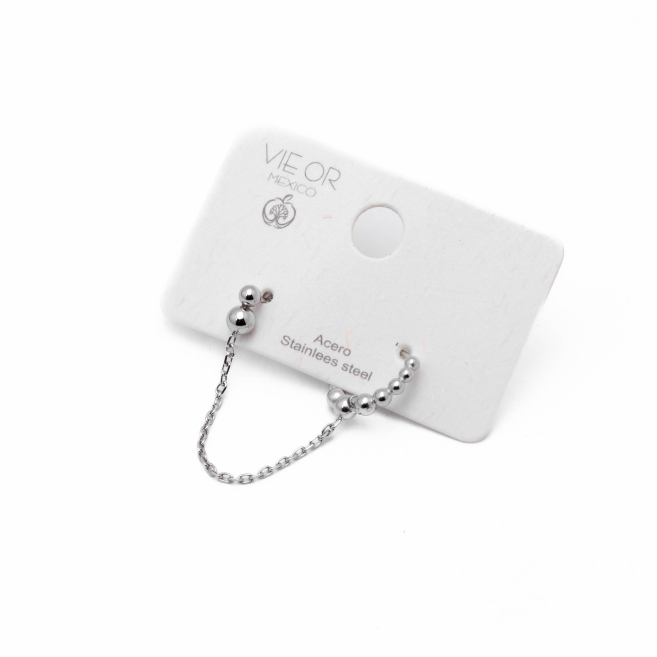 ARETES Y00764 PLATEADO Acero Inoxidable F38
