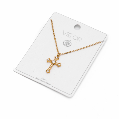 COLLAR Y00788 DORADO Acero Inoxidable E41